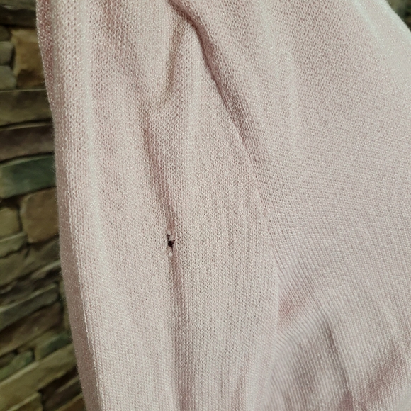 St. John Sport Blush Pink Button Cardigan Large - Picture 8 of 10